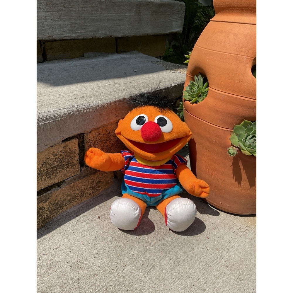 1995 Tyco Plush Ernie From Seasame Street